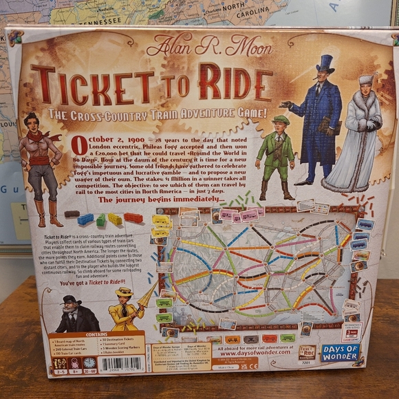 Ticket To Ride Board Game - Picture 2 of 4